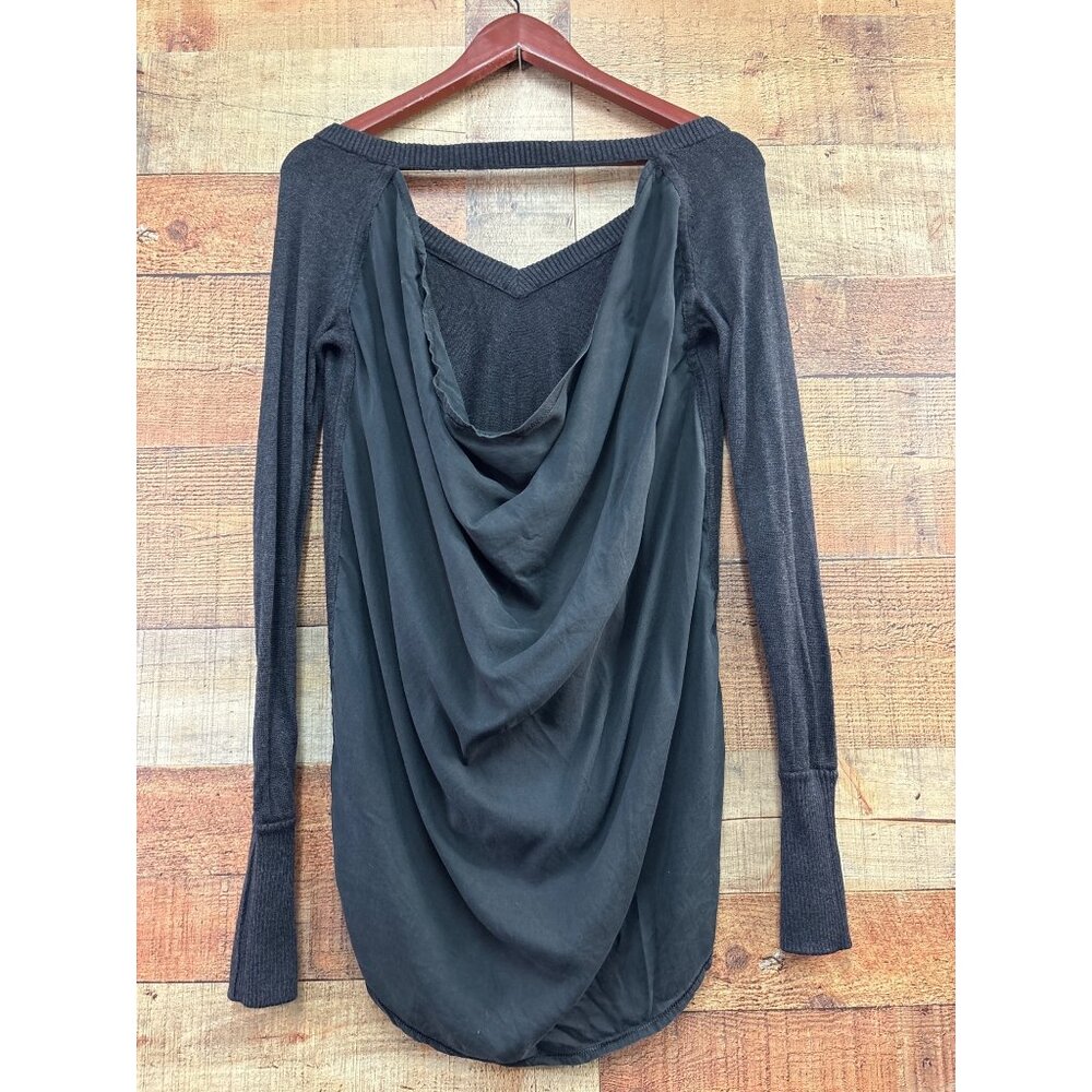 Lululemon Open Back Drape Pullover Sweater Black … - image 5
